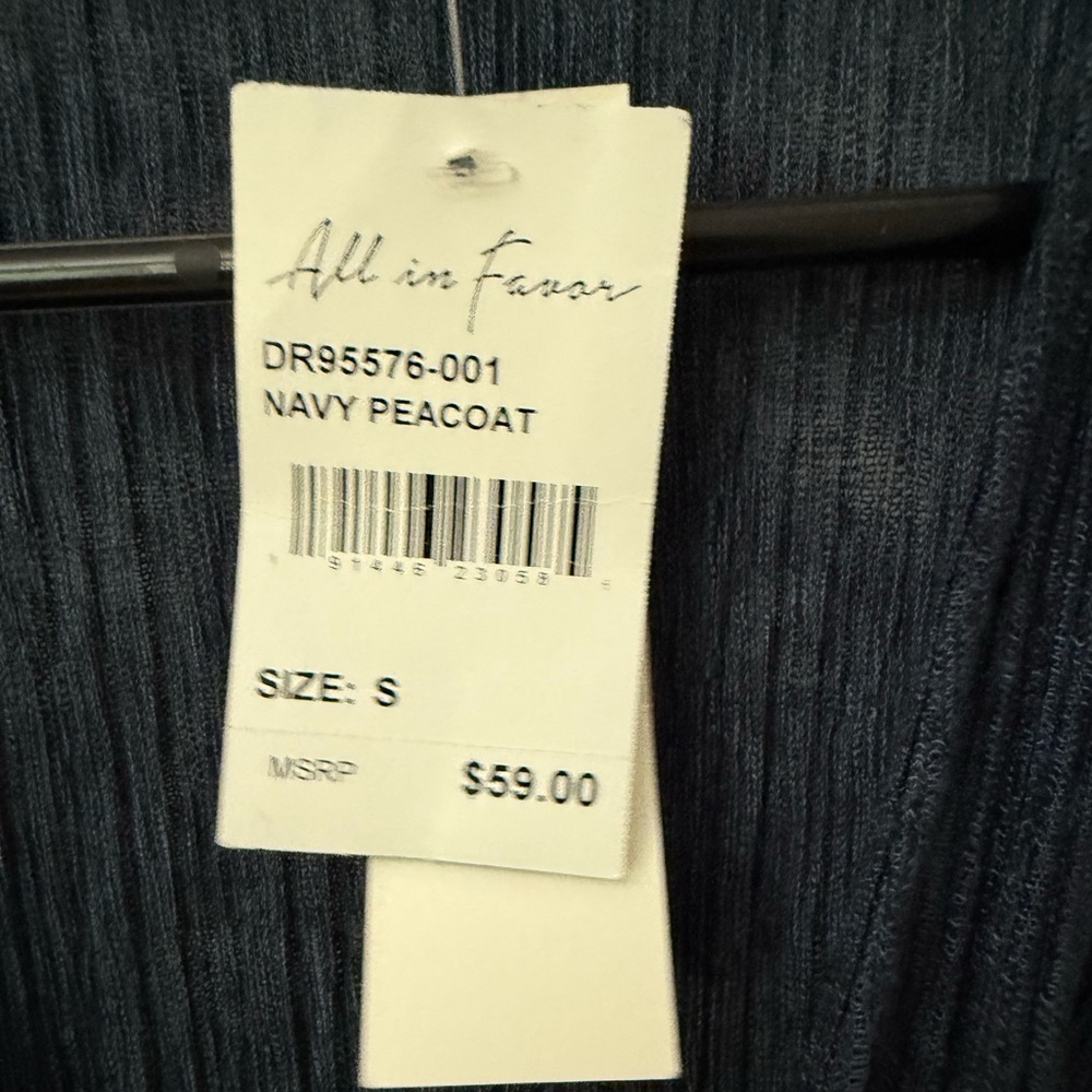 ALL IN‎ FAVOR Womens Midi Dress Plisse Twist Front Cocktail Wedding Guest Size S - Picture 2 of 11